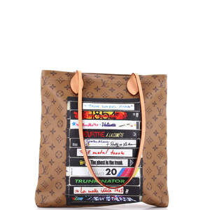 Louis Vuitton Carry It Tote Limited Edition Video Tape Reverse Monogram Canvas